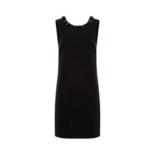 Sequin-Embellished Column Dress