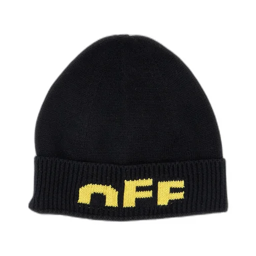 Logo Intarsia Knit Beanie