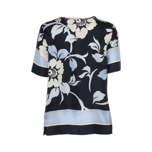 Floral Printed Satin Top