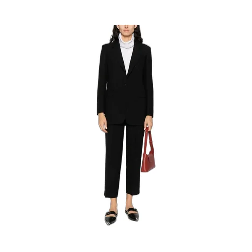 Tapered-Leg Tailored Trousers