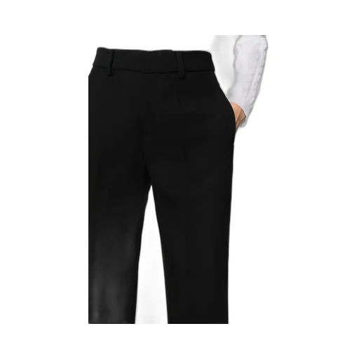 Tapered-Leg Tailored Trousers