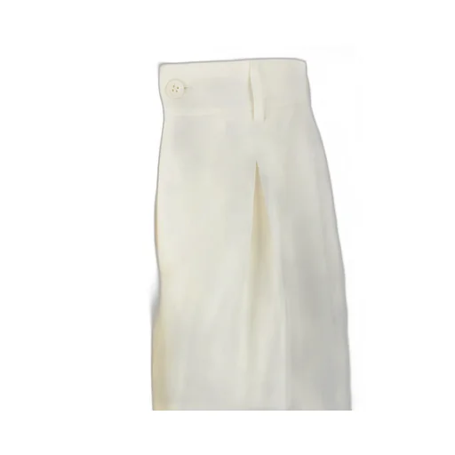 Pleated Below-Knee Shorts