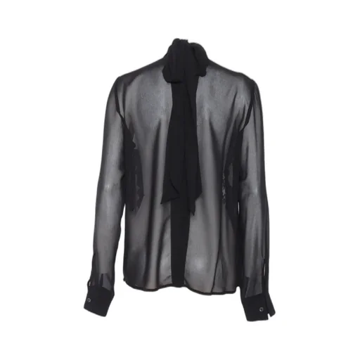 Detailed High-Neck Blouse