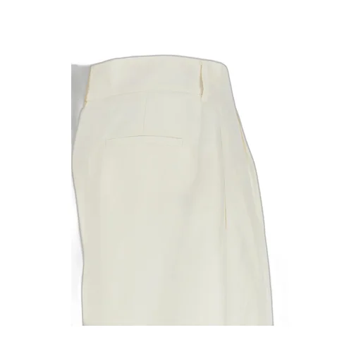 Pleated Below-Knee Shorts
