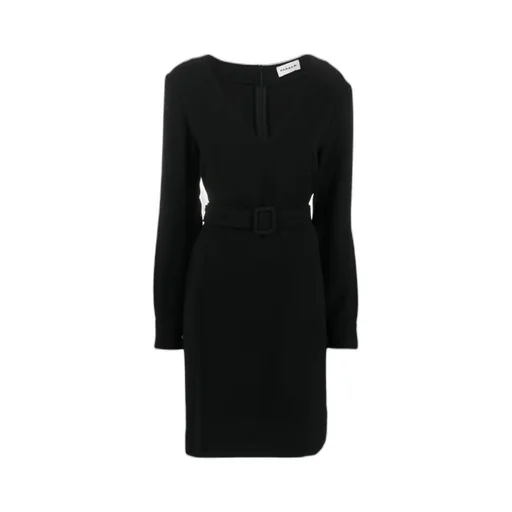Belted V-Neck Minidress
