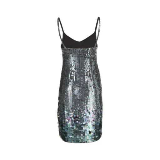 Sequin Embellished Mini Dress