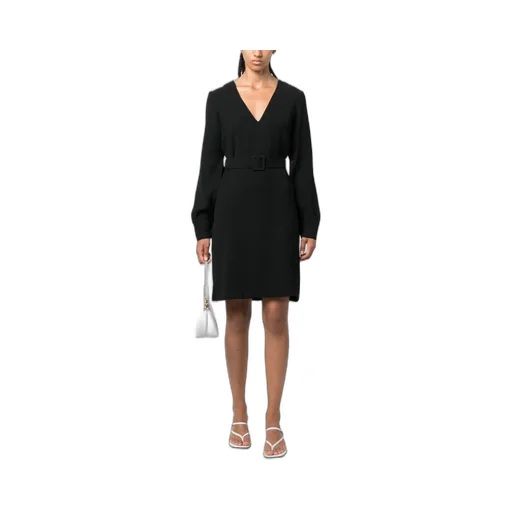 Belted V-Neck Minidress