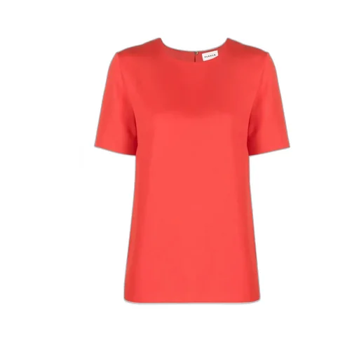 T-Shirt With Round Neck And Short Sleeves