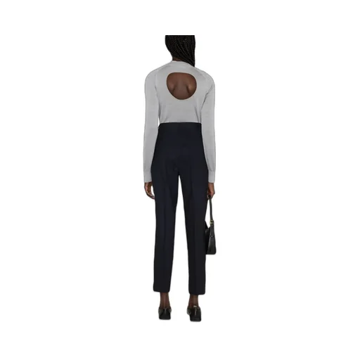 Virgin-Wool Tailored Trousers