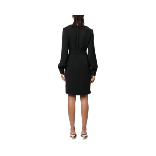 Belted V-Neck Minidress