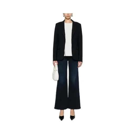 Long-Sleeved Lapel Blazer
