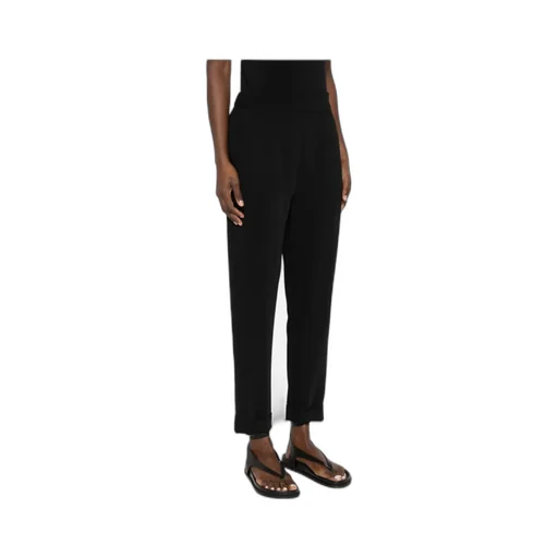 Mid-Rise Tapered-Leg Trousers