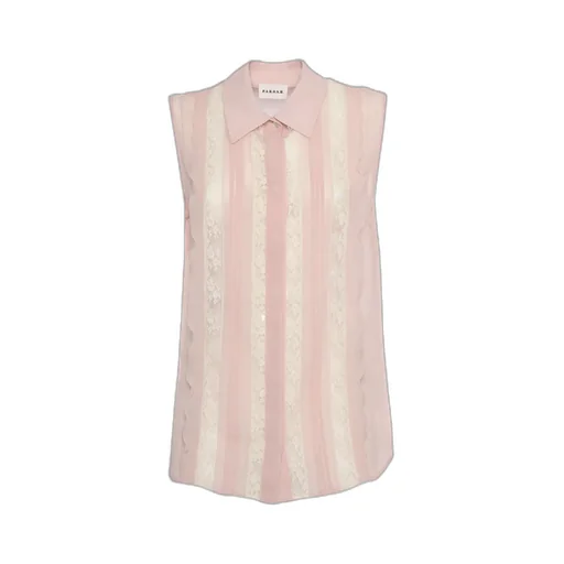 Ruffled Sleeveless Blouse