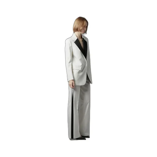 High Waist Straight-Leg Trousers