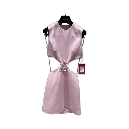 Wool Silk Sleeveless Dress
