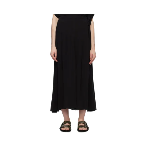 Flared Mid-Length Skirt