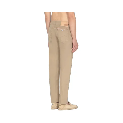 Logo-Patch Straight-Leg Trousers