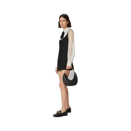 Crepe Couture Short Dress