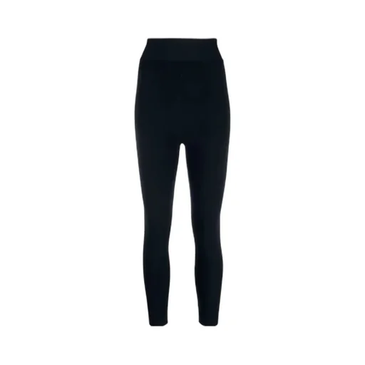 High-Waisted Elasticated-Waistband Leggings
