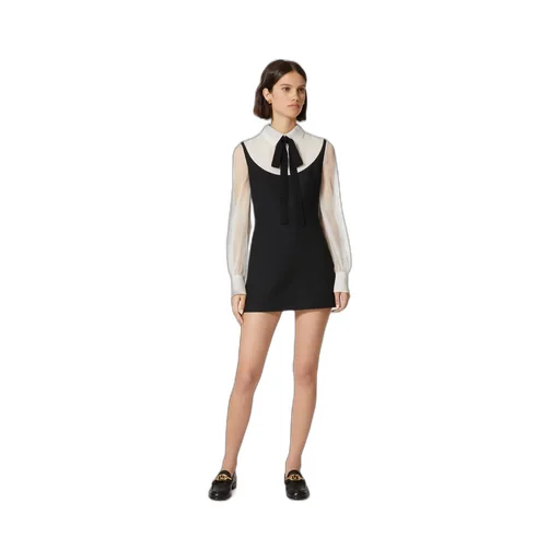 Crepe Couture Short Dress