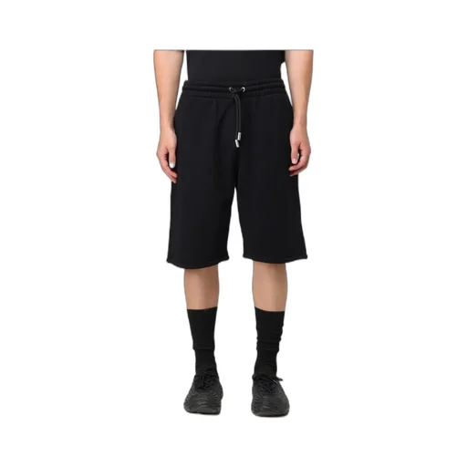 Logo Printed Drawstring Bermuda Shorts