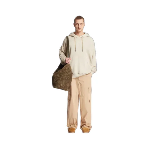 Drawstring Long-Sleeved Hoodie