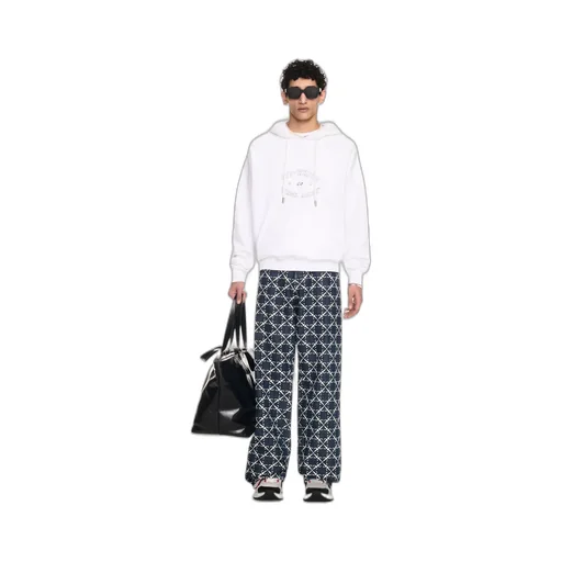Logo Printed Drawstring Hoodie
