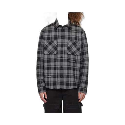 Checked Long-Sleeved Shirt