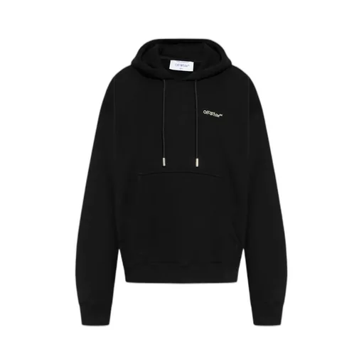 Logo Embroidered Drawstring Hoodie