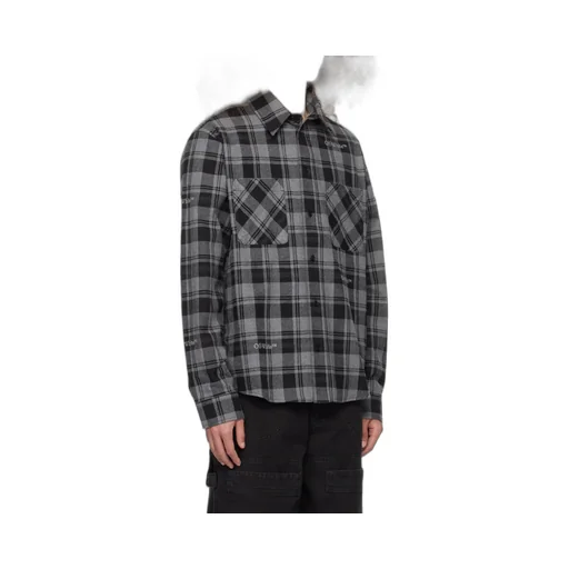 Checked Long-Sleeved Shirt