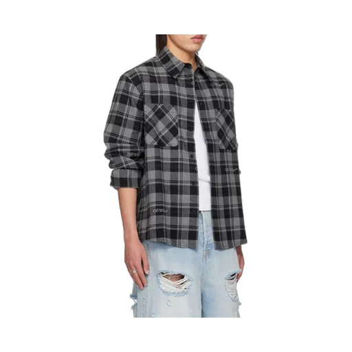 Checked Long-Sleeved Shirt