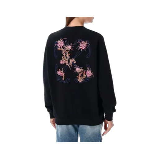 Logo Embroidered Crewneck Sweatshirt