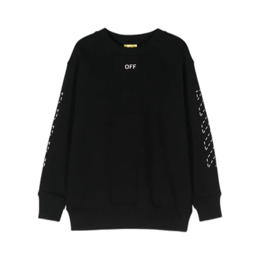 Arrow Stitched Printed Crewneck Sweatshirt