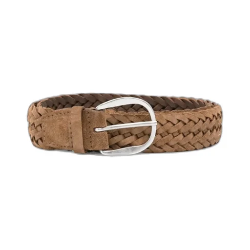 Suede Plot Braided Belt