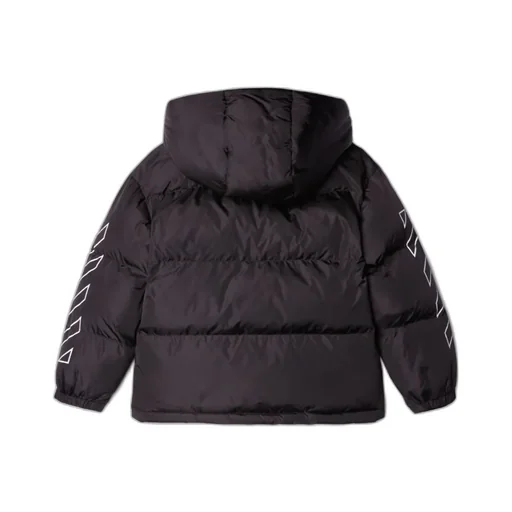 Bookish Diag Hooded Puffer Jacket
