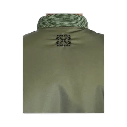 Zip-Up Long-Sleeved Bomber Jacket