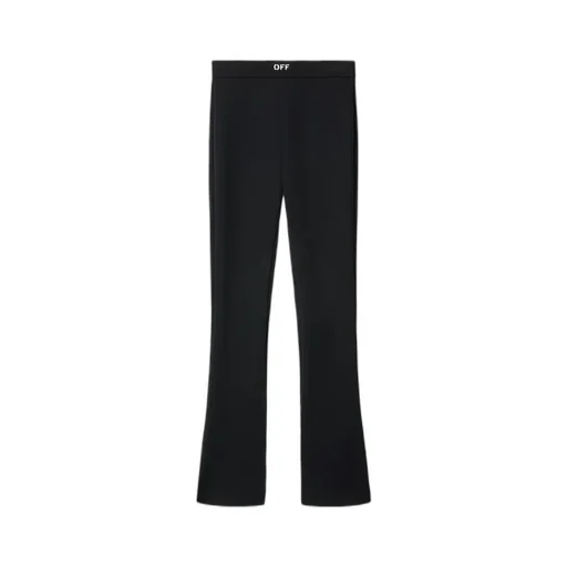 Logo Printed Flared Leggings