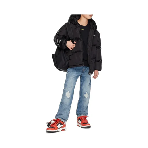 Bookish Diag Hooded Puffer Jacket