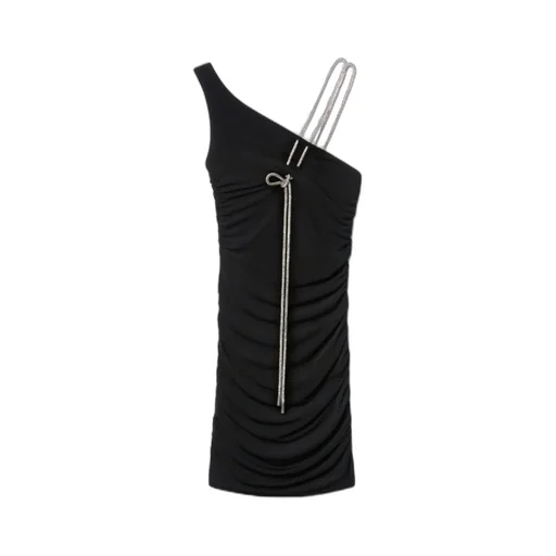 Asymmetric Sleeveless Mini Dress