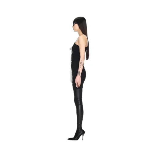 Asymmetric Sleeveless Mini Dress