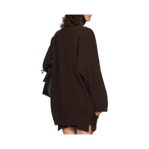 V-Neck Knitted Buttoned Cardigan
