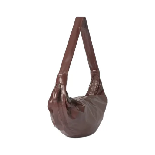 Croissant Leather Shoulder Bag