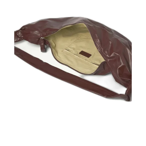 Croissant Leather Shoulder Bag