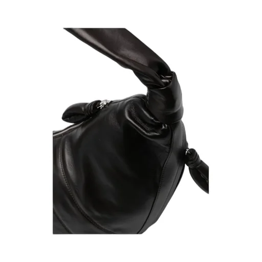 Large Croissant Zipped Shoulder Bag