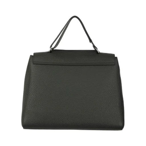 Logo Lettering Foldover-Top Tote Bag