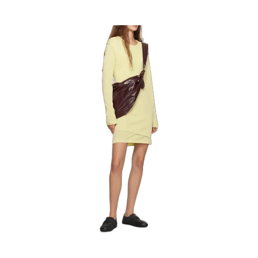 Croissant Leather Shoulder Bag