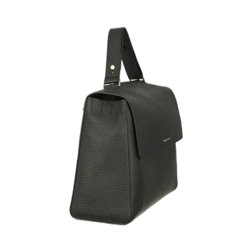Logo Lettering Foldover-Top Tote Bag