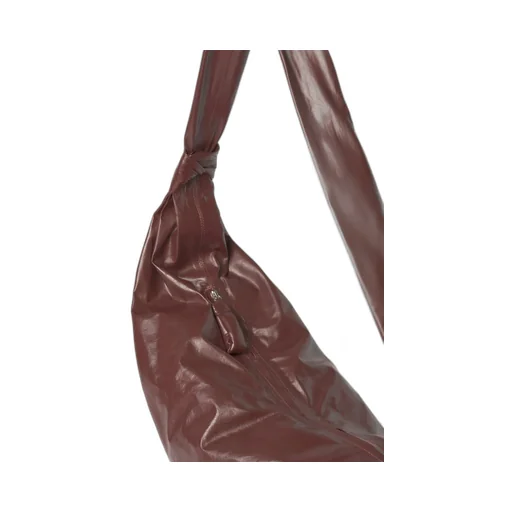 Croissant Leather Shoulder Bag