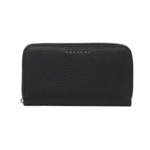 Logo Lettering Zip-Around Wallet