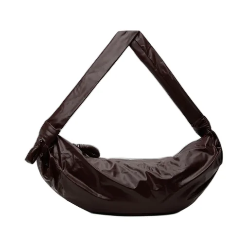Croissant Leather Shoulder Bag